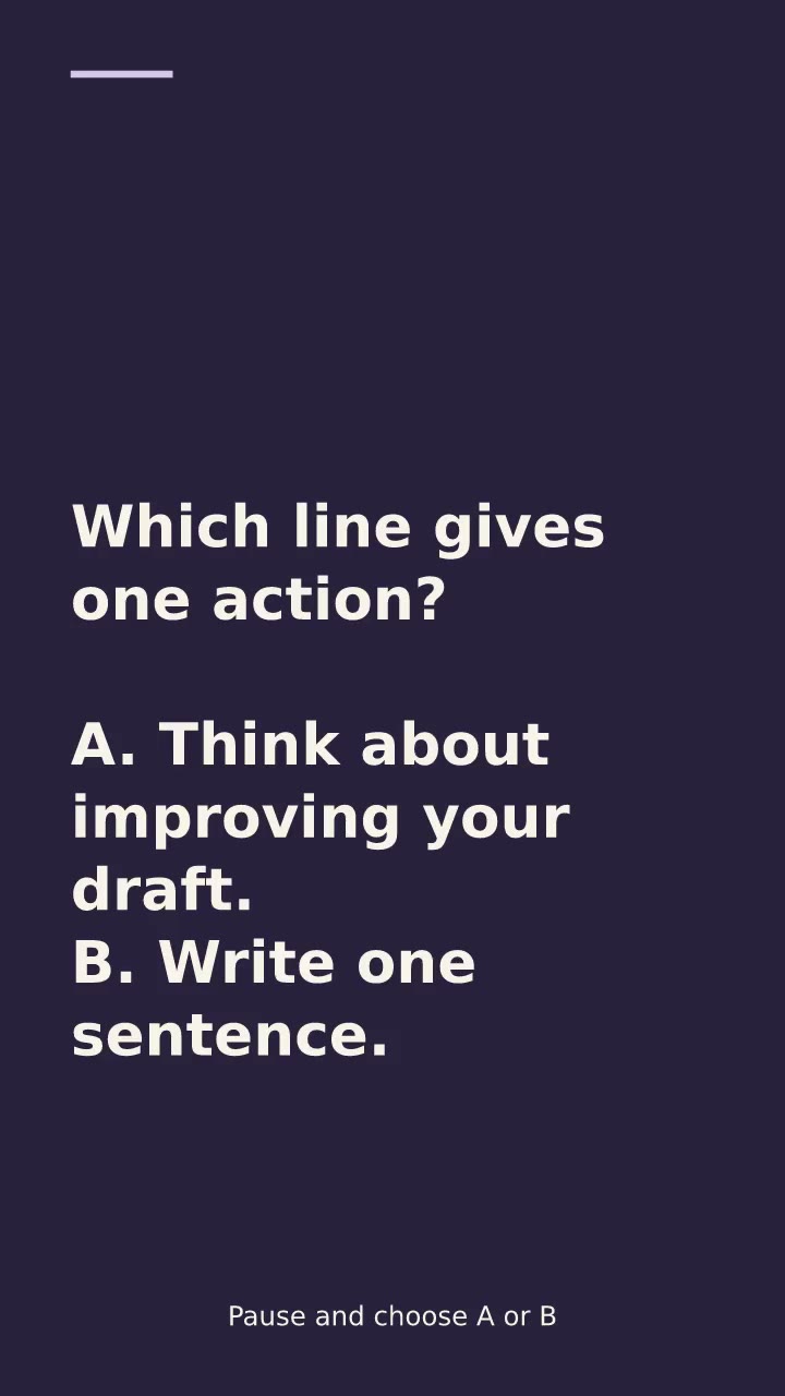 Opening scene of the question and reveal template